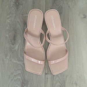 Jeffrey Campbell Nude Jelly Sandals